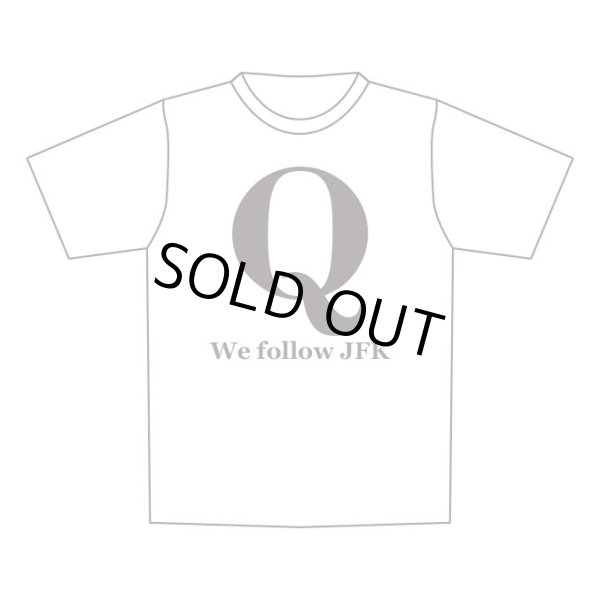 画像1: 予約販売　Q Tシャツ　黒　We follow JFK (1)