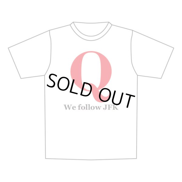 画像1: 予約販売　Q Tシャツ　赤　We follow JFK (1)