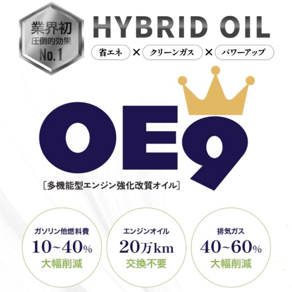 画像3: 多機能型オイル強化改質剤 OE9 500ml (3)